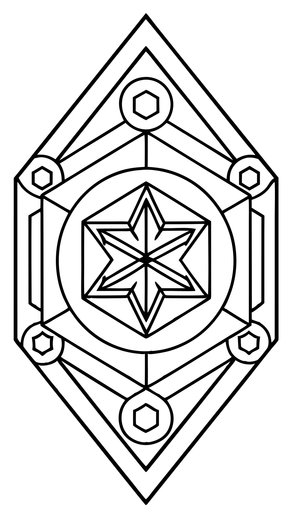 coloring pages with shapes